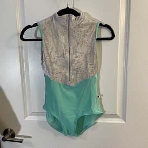 Yumiko Mint and Silver Leotard